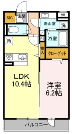 トゥジュールの物件間取画像